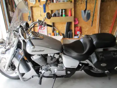 l have a 2007 Honda Shadow in excellent shape color Silver