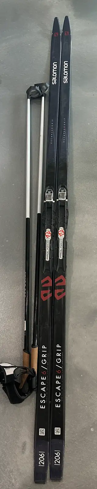 Salomon Escape 6 XCountry Skis, bindings, poles, View more