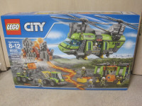 New , unopened Lego City Volcano helicopter 60125 (retired)