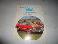 1978 PLYMOUTH VOLARE DEALER SALES BROCHURE. C MY OTHER LISTINGS!