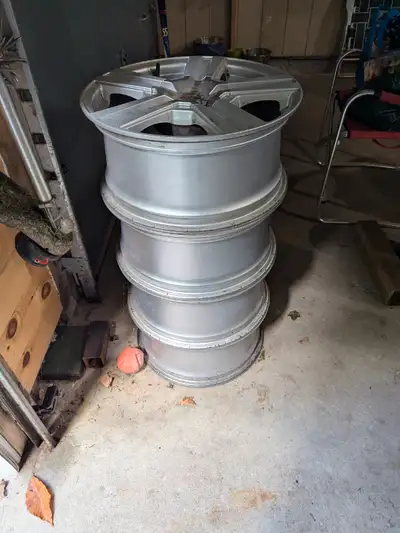 Rims in excellent condition used 3 winters for snow tires. two 6 bolt patterns. Advertising for my b...