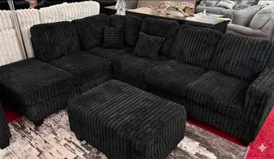 Brand new 6-Seater Corduroy sectional couch , View more
