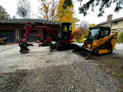 Services include but are not limited to trenching, excavating, ditching, grading, utility install &...