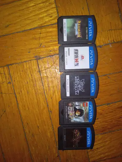 Five PS Vita games, View more