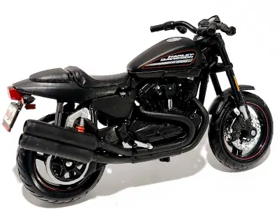 Harley-Davidson XR1200X Custom (matte black) 1:18 scale (4.5" inches) Like new condition. Please con...