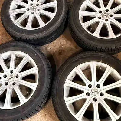Diameter & width :18 x 7.5J PCD : 5 x112 Four light weight alloy wheels in good condition. Pirelli s...