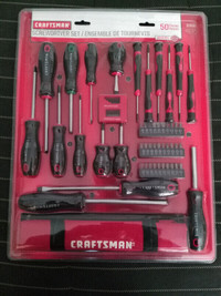 New Craftsman 50 Pc Screwdriver Set 32850