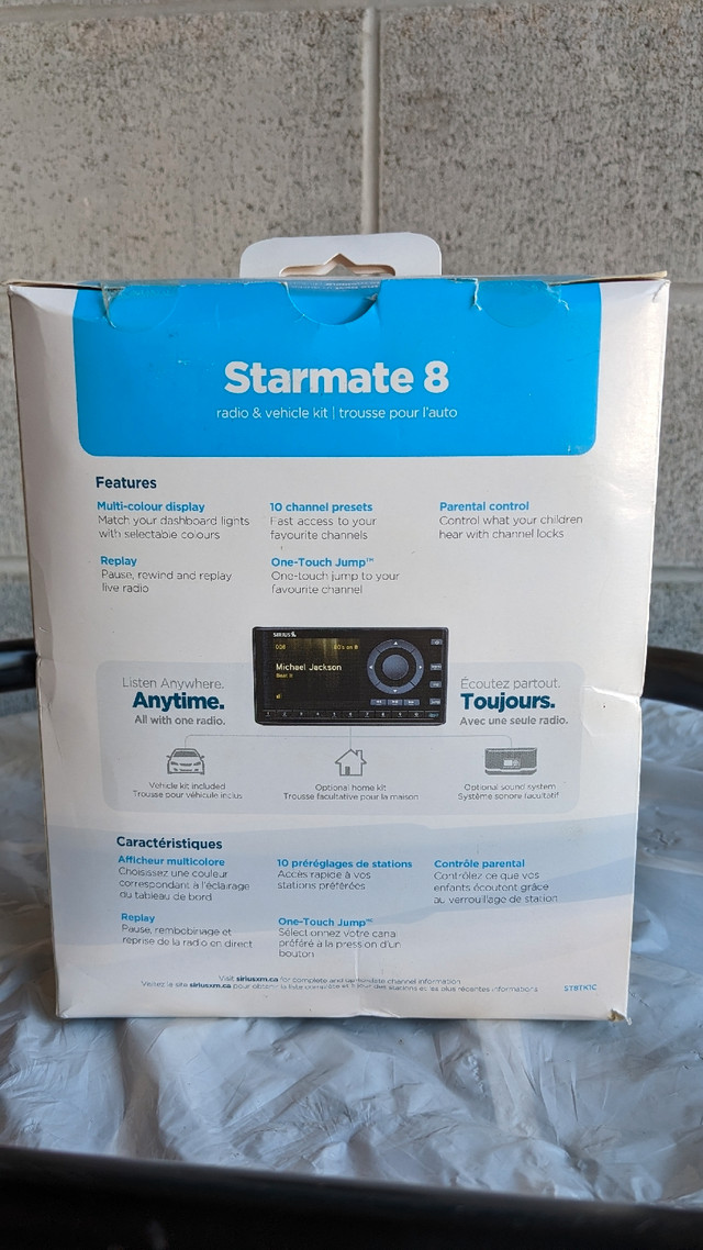 Sirius XM Starmate 8radio and vehicle kit in General Electronics in Mississauga / Peel Region - Image 2