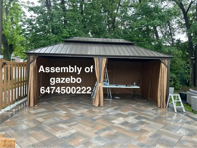 Gazebo installation425225470252175361