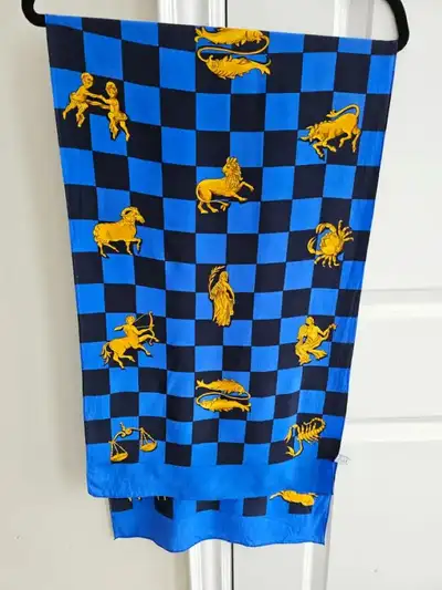 Codello 100% silk scarf Rectangular 17x60 inches, View more