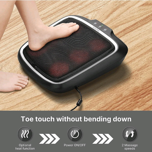 RENPHO Foot Massager with Heat - Brand New in box  in Health & Special Needs in Mississauga / Peel Region - Image 3