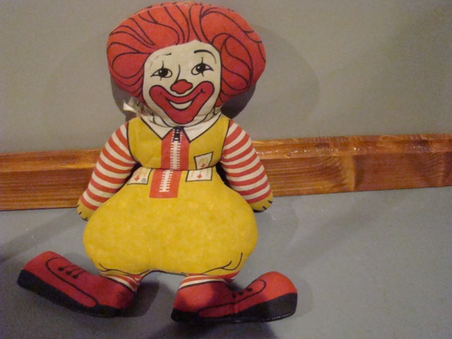 vintage Ronald McDonald stuffed doll in Arts & Collectibles in North Bay