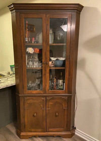 Corner Caninet Buffet Hutch for sale!