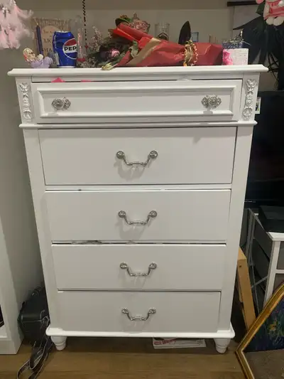 Tall White Livy Dresser, View more