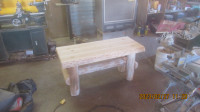 ❗❗❗QUALITY CEDAR LOG COFFEE TABLES (BUILDER) NEW 2024❗❗❗