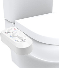 Hot and Cold Water toilet bidet- Self Cleaning -Dual Nozzle