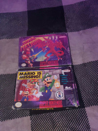 Super metroid and mario is missing SNES
