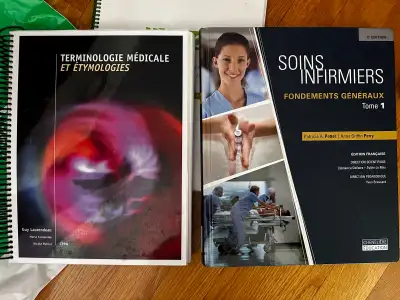 Soins infirmiers - Manuels en très bon état, View more