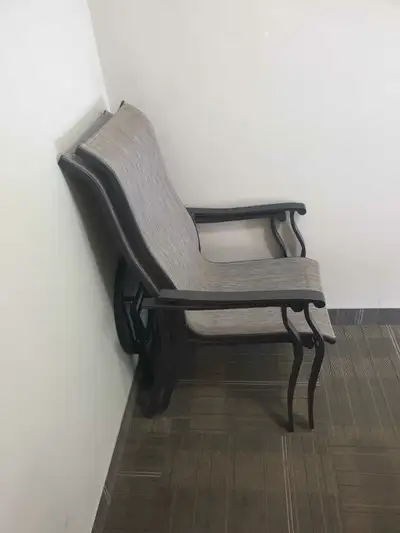 2 patio chairs & table, View more