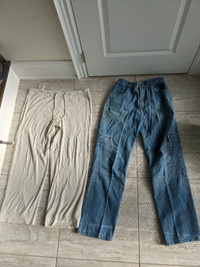 Maternity pants jeans 100% cotton, size: small, $5 each