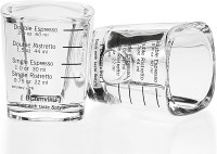 Espresso Shot Glasses Liquid Heavy Sturdy Glass Square 2oz/60ml