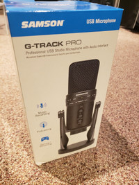 Samson G-Track Pro Professional USB Condenser Microphone 139$OBO