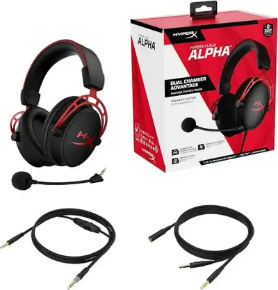 hyper x alpha headset w/ dual chamber, View more