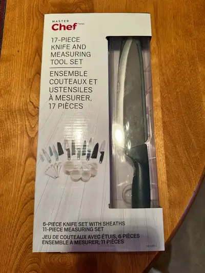 Master Chef 17 Piece Knife and Measuring Tool Set., View more
