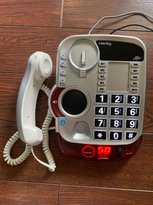 CLARITY Alto Amplified Corded Phone with Big Buttons dans Téléphones résidentiels et répondeurs  à Ottawa - Image 2
