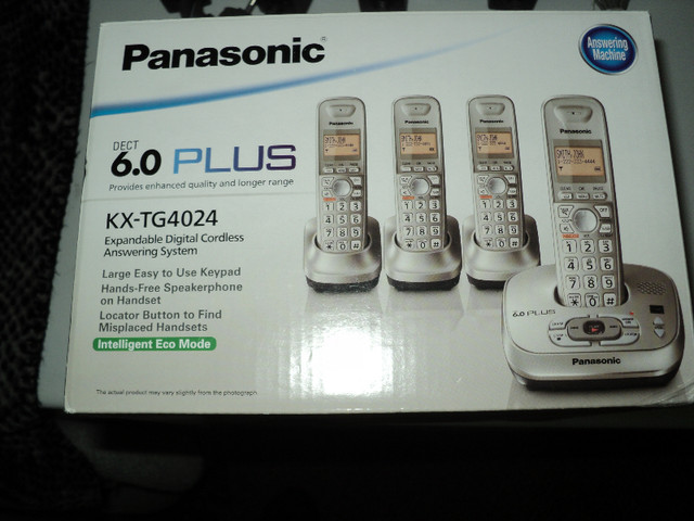 Panasonic Expandable Digital Cordless Answering System in Home Phones & Answering Machines in Strathcona County - Image 2
