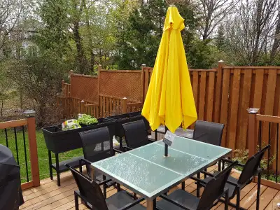 Patio table  and chairs