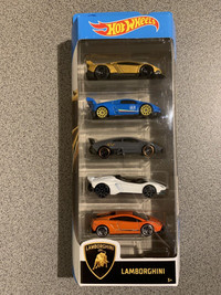 Hot wheels Lamborghini 5 cars pack (Murcielago, Aventador, etc.)