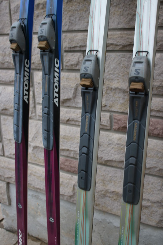 2 xc cross country backcountry skis Atomic 205 cm Karhu 185 w/ S in Ski in City of Toronto - Image 2