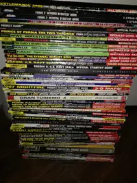 Lot of 56 strategy guides