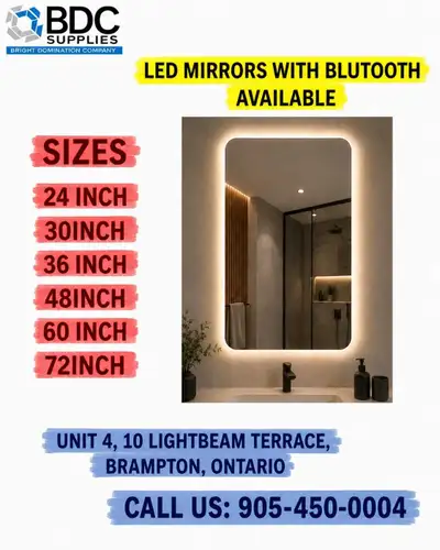 LED MIRROR WITH BLUETOOTH Starting at just $99 We have : LED MIRROR, LED MIRROR WITH BLUETOOTH, CLAS...