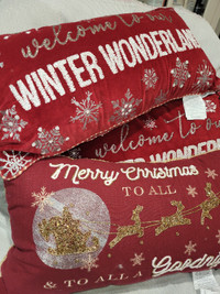 *new* Holiday throw pillows