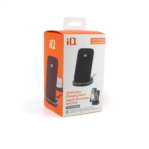 iQ Wireless Qi Charging Stand W/ 1 Port Qc 3.0 Charger in Cell Phone Accessories in Markham / York Region - Image 5