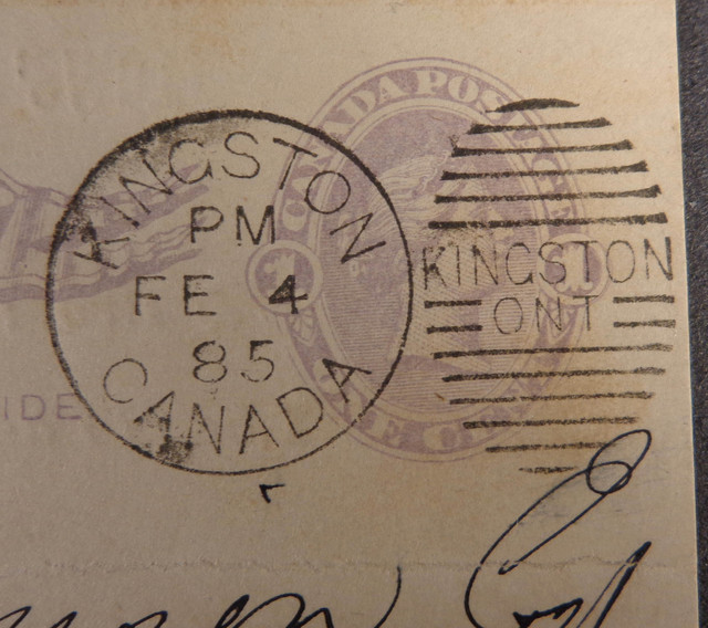 TIMBRE CANADA #UX5c CARTE POSTALE (E-22b) dans Art et objets de collection  à Trois-Rivières - Image 2