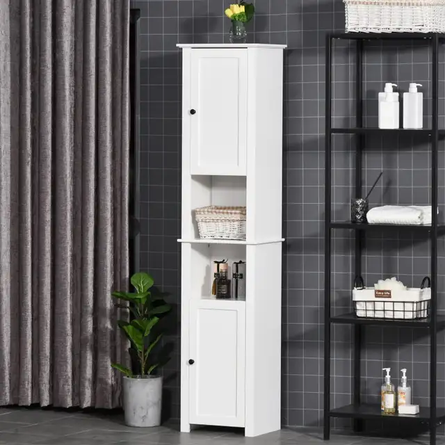 Tall Medicine Cabinet, Freestanding Bathroom Storage Cabinet wit in Bathwares in Markham / York Region - Image 11