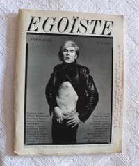 Egoïste Magazine n. 10 1987 featuring Andy Warhol
