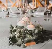 Decor Rentals-Floating Candle Centerpieces 