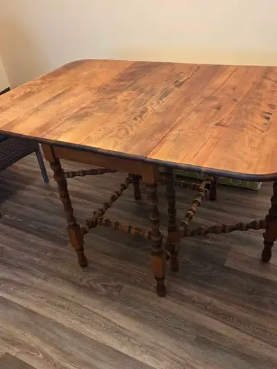 vintage/antique gate leg table able, View more
