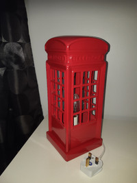 RED TELEPHONE BOX LAMP