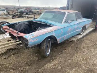 66 Tbird project car. 428cid car w/auto, pw, pb, ac. The engine is apart. It needs a block. I have a...