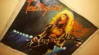 TED NUGENT 1980 Vintage Original HAND PAINTED 21" oil painting