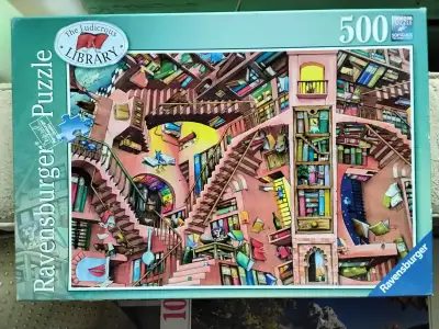Ravensburger 500 pc Jigsaw Puzzle  "The Ludicrous Library", View more