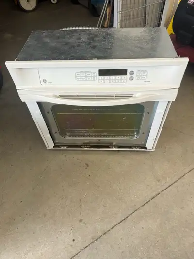 $110 for wall oven and missing front white glass, View more