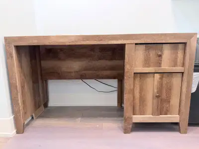 Craftsman Oak Office Desk, View more