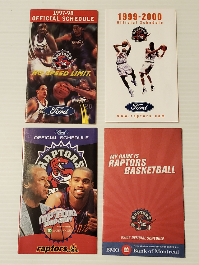 *** BASKETBALL POCKET SCHEDULES - NBA RAPTORS / BULLS - NOS! in Arts & Collectibles in City of Toronto - Image 2