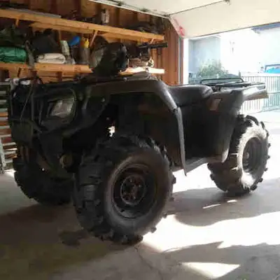 Rubicon quad for sale recently new tires put on for better trail riding and chewing!! It was used fo...